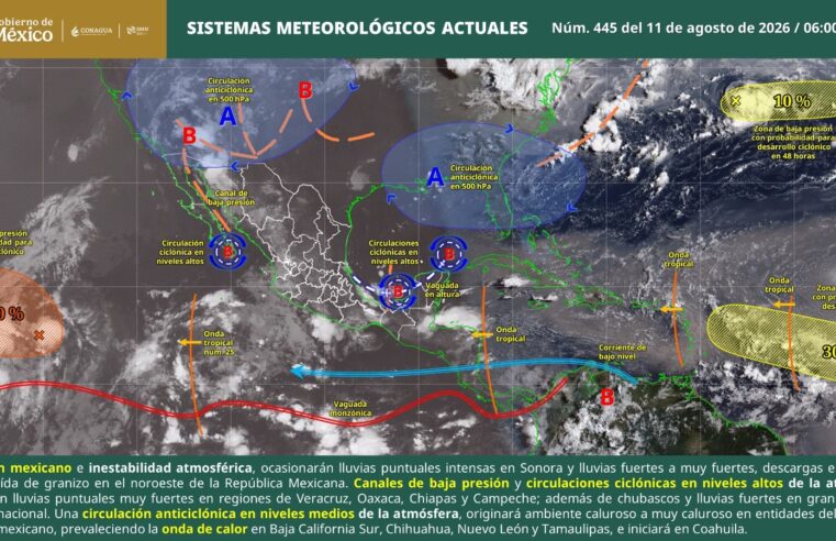 Prevalecerá ambiente muy caluroso en la mayor parte del territorio oaxaqueño