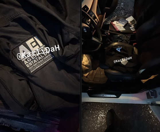 Hombres con insignias de la AEI de Oaxaca son señalados por asalto a transportistas en Puebla