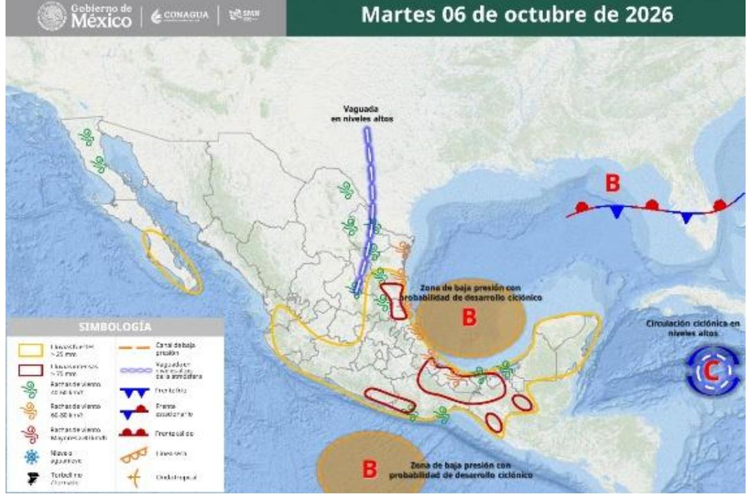 Lluvias y niebla complican el panorama en Oaxaca; advierten visibilidad de menos de 50 metros