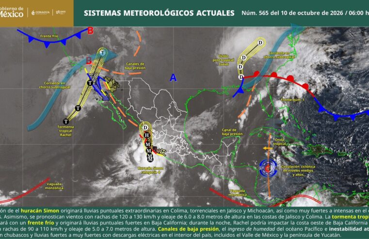 Prevén lluvias intensas en 4 regiones de Oaxaca; llaman a extremar precauciones