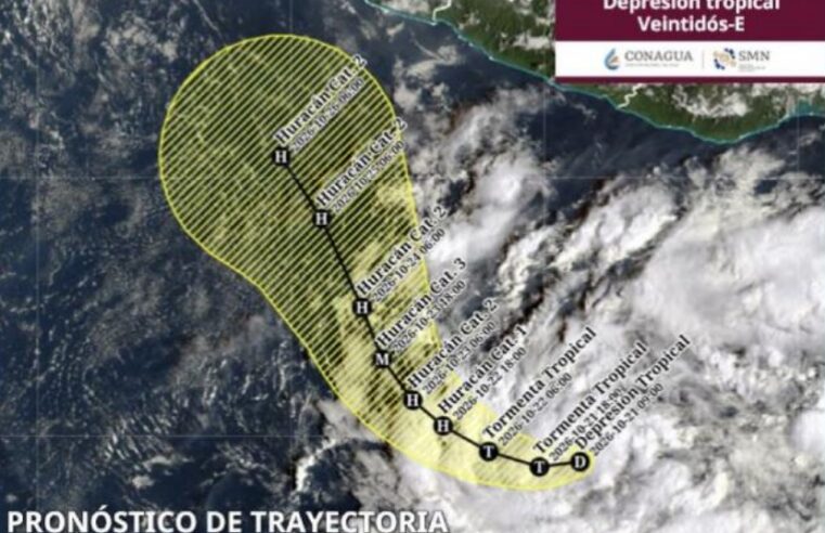 Vigilan depresión tropical en el Pacífico; por ahora no afecta a Oaxaca