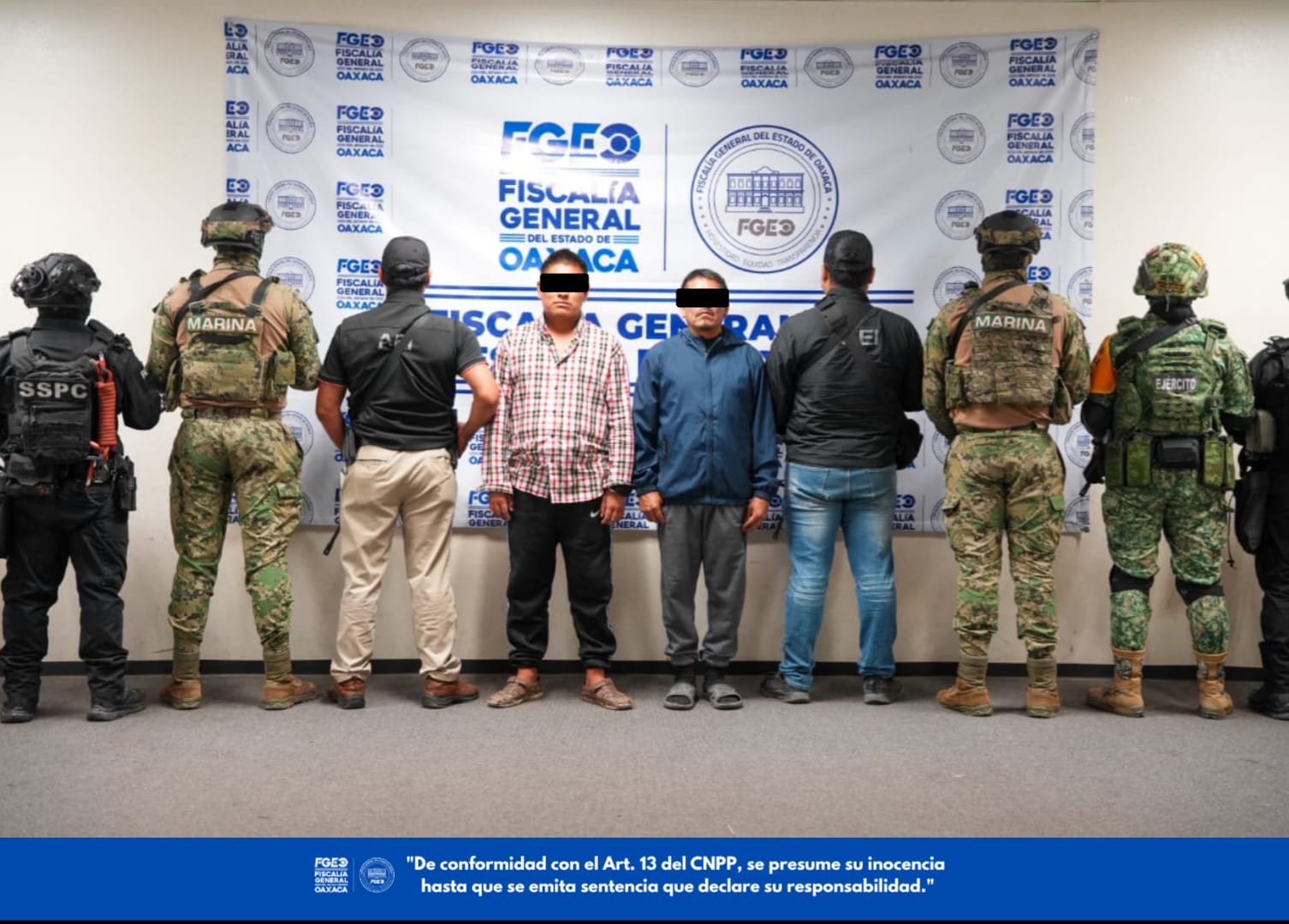 Detienen a dos hombres armados y con presuntas drogas en Juchitán