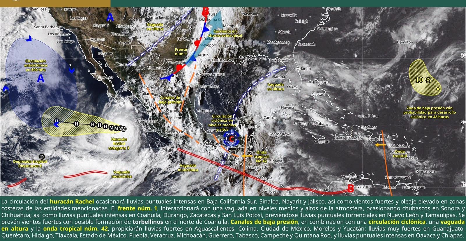 Oaxaca tendrá tarde de lluvia: advierten tormentas y posibles encharcamientos